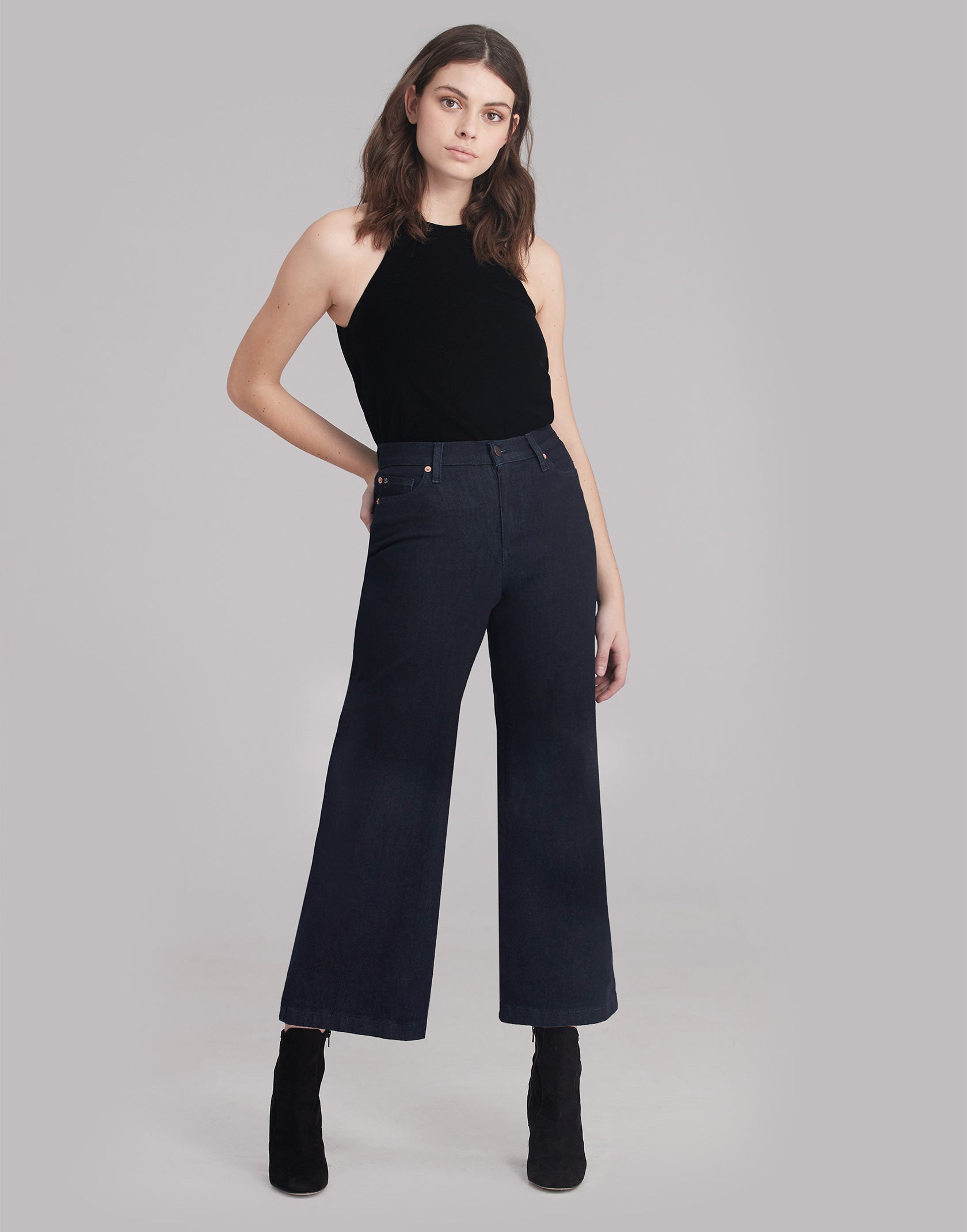 JEANS LILY COUPE TRÈS ÉVASÉE / AQUA