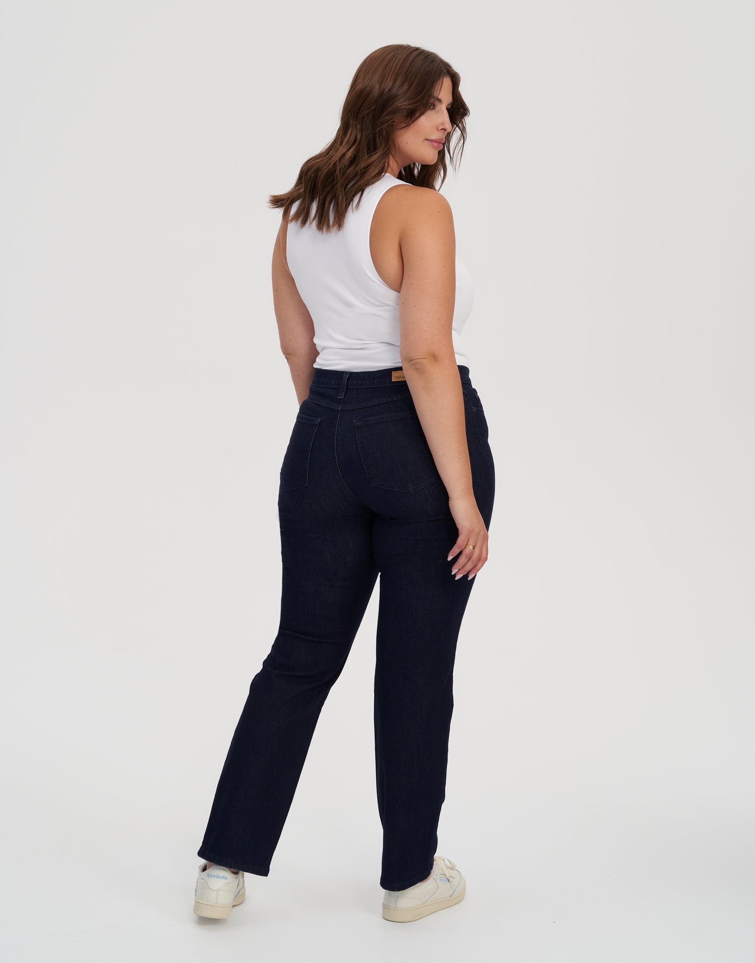 jeans coupe droite indigo foncé