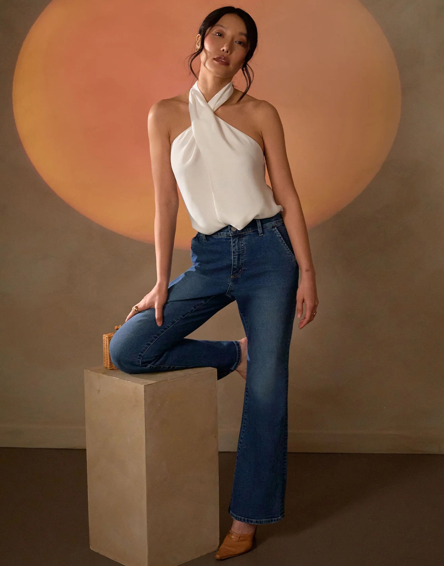 JEANS ALEX COUPE ÉVASÉE / COASTAL BLUE