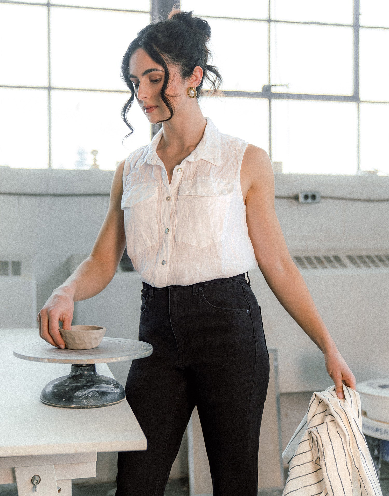 EMILY SLIM JEANS / BLACK