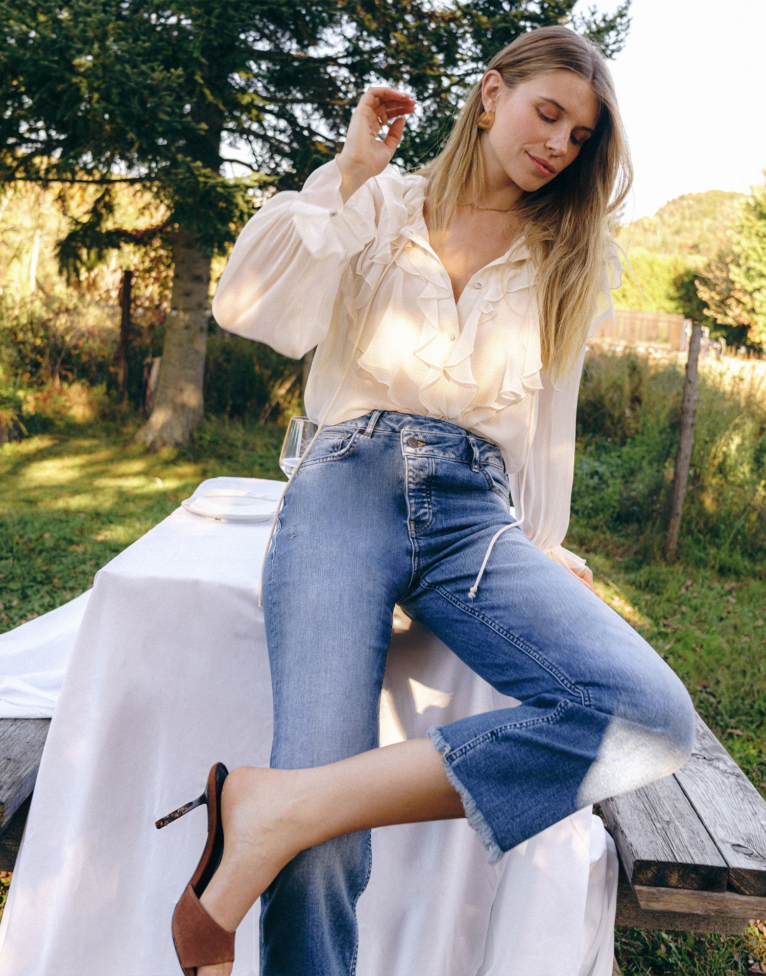 CHLOE STRAIGHT JEANS / BRUNNERA