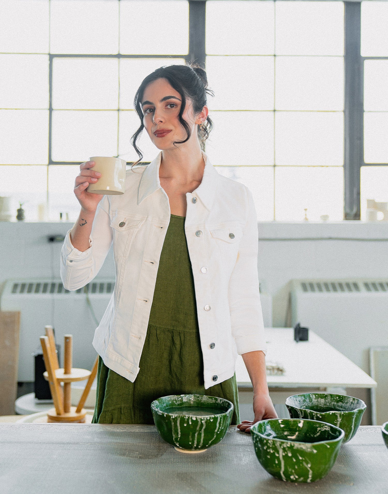 JACKET / WHITE LOTUS