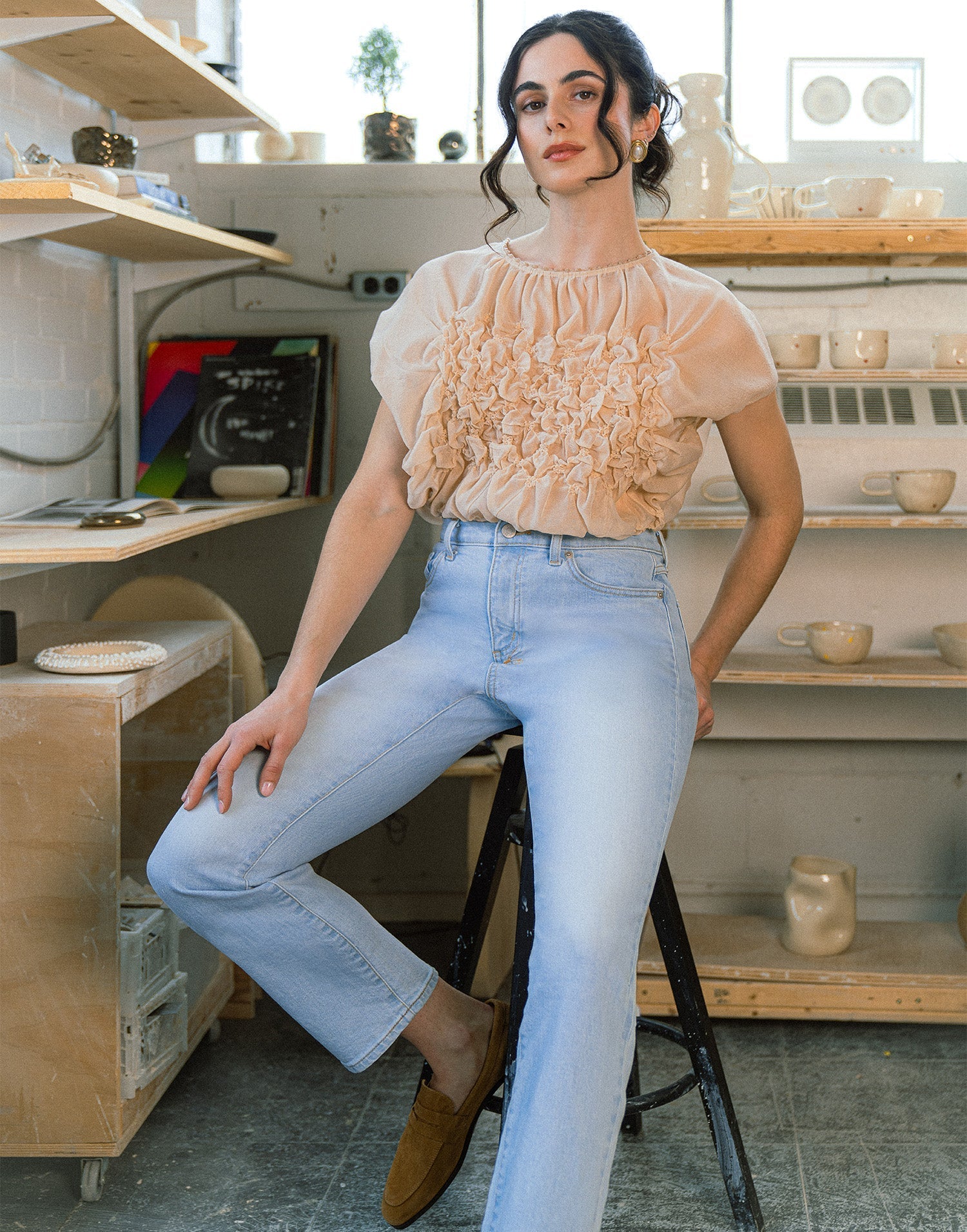 JEANS EMILY COUPE AJUSTÉE / SUNNY DAY