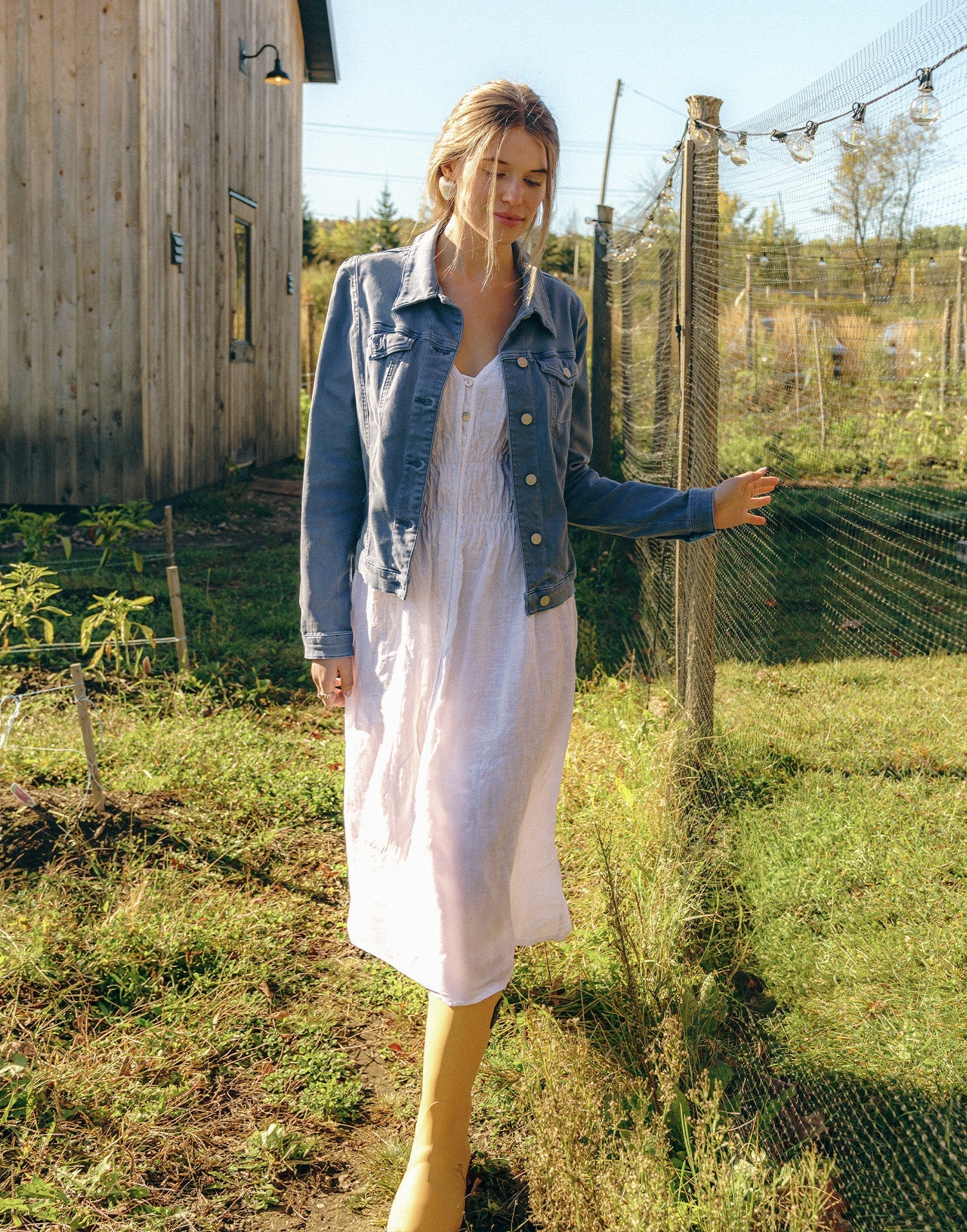 VESTE EN DENIM / PARADISE BLUE