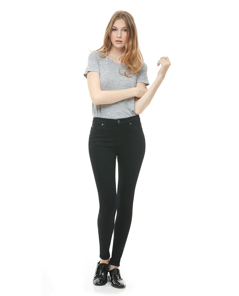 RACHEL SKINNY JEANS / CLASSIC-RISE / Pitch Black